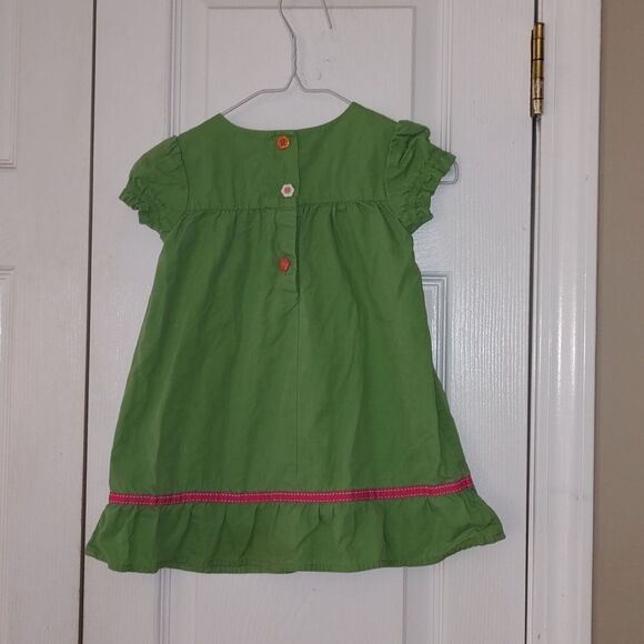 Gymboree green ladybug dress Sz 12-18 month - Picture 4 of 4